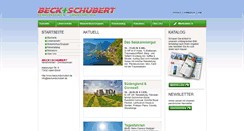 Desktop Screenshot of beckundschubert.de